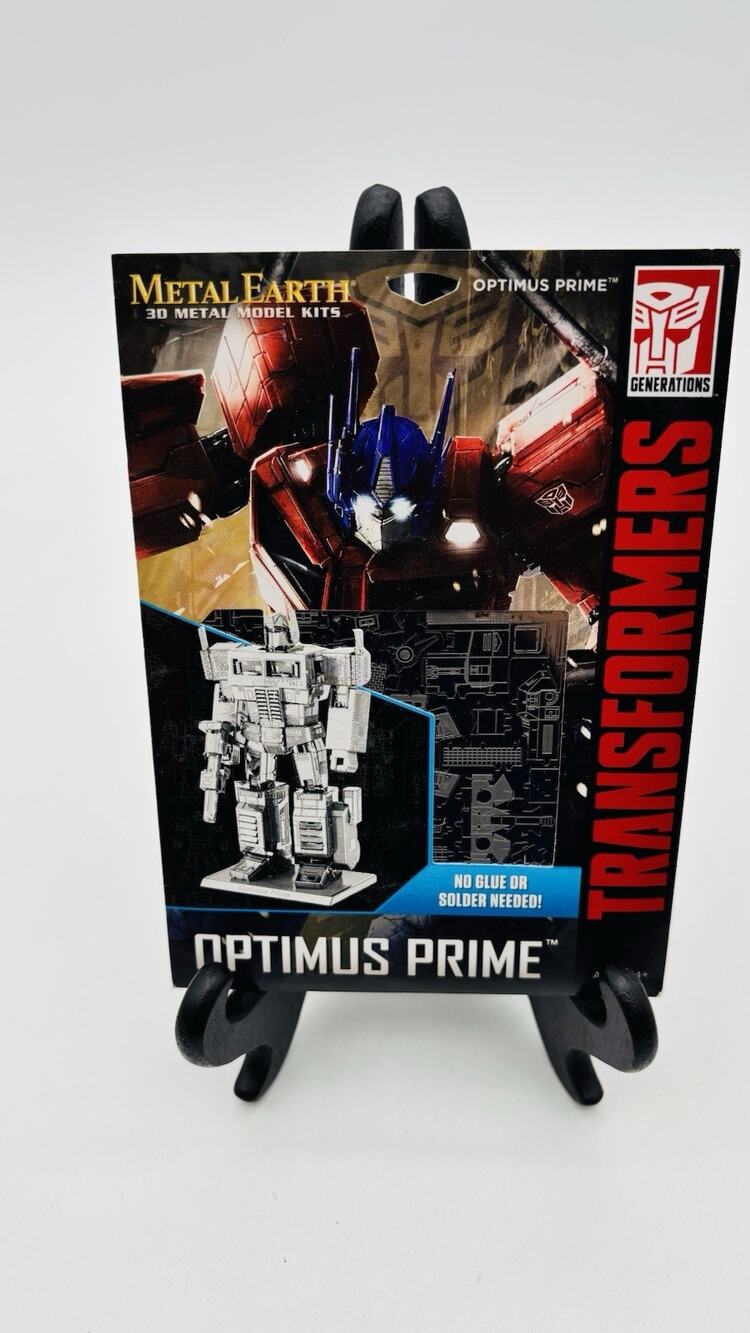 New Metal Earth TRANSFORMERS OPTIMUS PRIME Etched Metal Model Kit Sealed